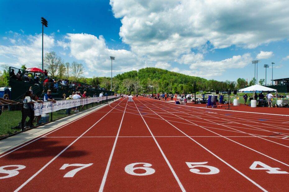 Pista de treino para atletas prestes a executar o Yasso 800s